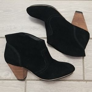 Bakers suede leather booties boots